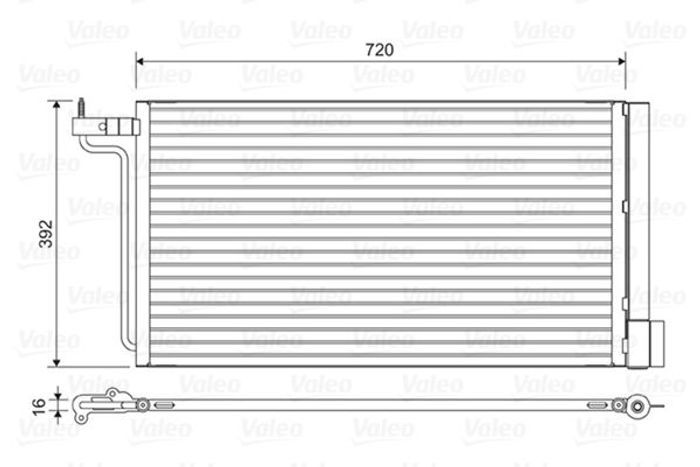 Klimaanlage Kondensator (mit Trockner) passt zu: FORD C-MAX II, FOCUS III, GR...