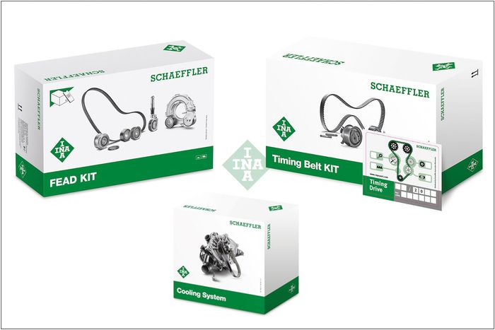 Ventilsteuerung Satz (Riemen + Rolle + Flüssigkeitspumpe) (EN) (with multi-V-...