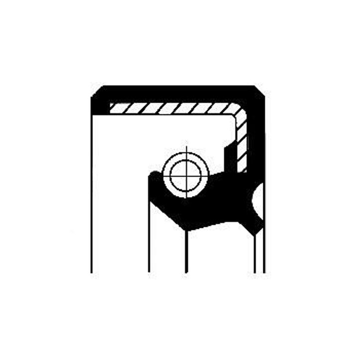 Kurbelwellendichtung (60x75/75x8/8,5/8,5) passt zu: CASE IH 100, 110, 115, 12...