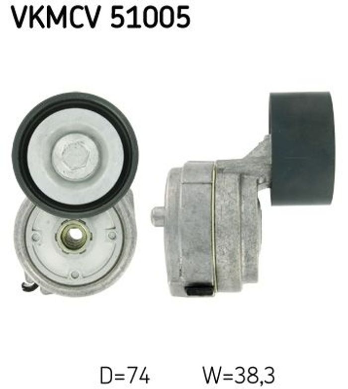Keilriemenspanner passt zu: MERCEDES VARIO, VARIO (B667, B670, B668), VARIO (...