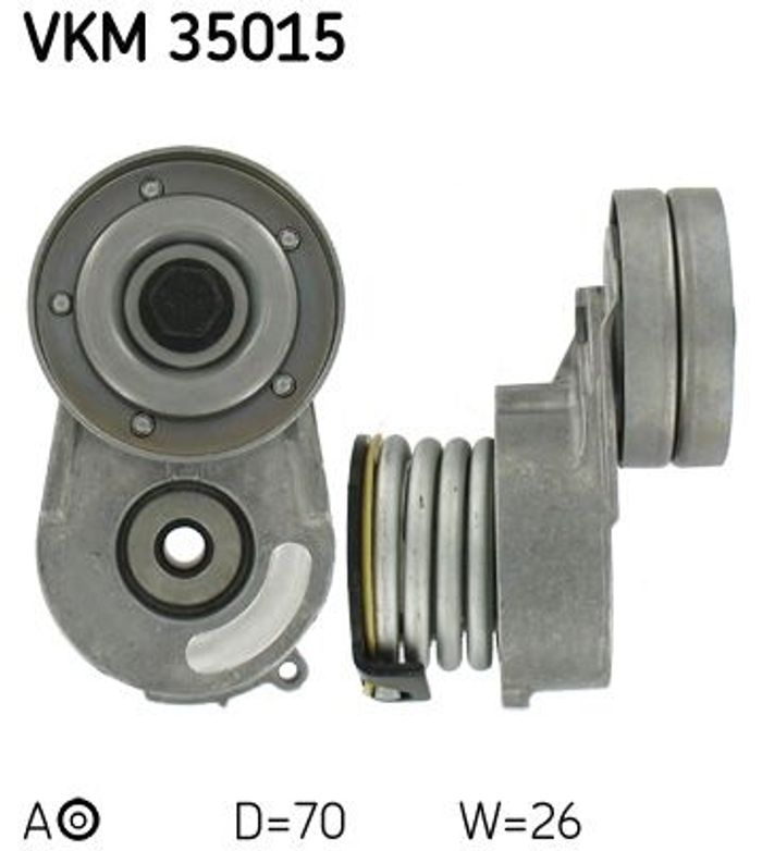 Riemenspanner, Keilrippenriemen
