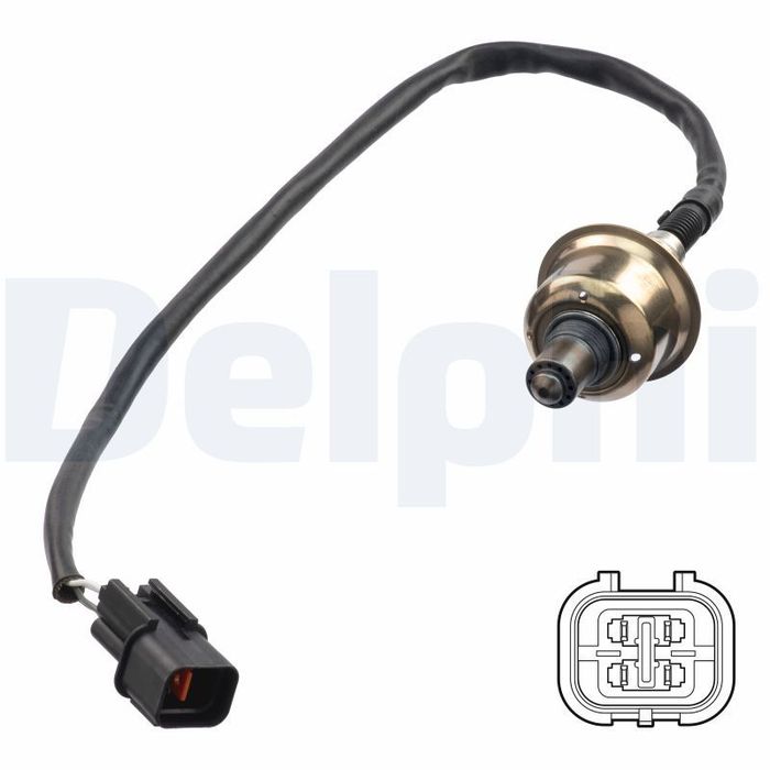Lambdasonde (anzahl der Leitungen 4, 571mm) passt zu: HYUNDAI I10 II 1.0/1.0L...