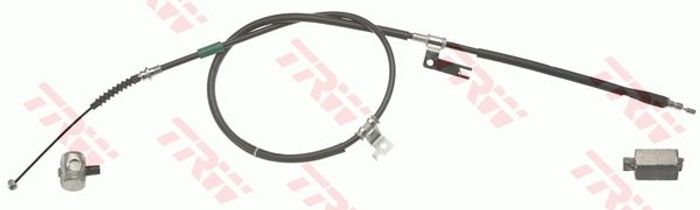 Handbremsseil hinten R (959mm/770mm, bremsen: Scheiben-) passt zu: CITROEN C4...