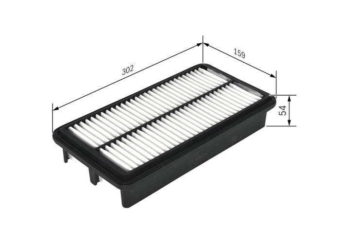 Luftfilter (Filterpatrone) passt zu: KIA CARNIVAL III 2.2D/2.7/2.9D 04.06-06.15