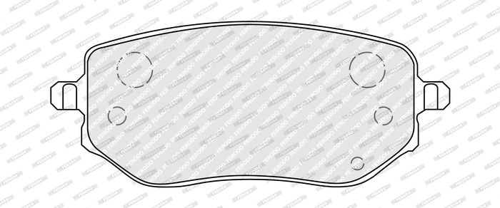 Bremsbelagsatz hinten , passt zu: MERCEDES X (470) 2.3D/3.0D 09.17
