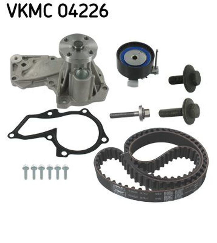 Ventilsteuerung Satz (Riemen + Rolle + Flüssigkeitspumpe) passt zu: VOLVO C30...