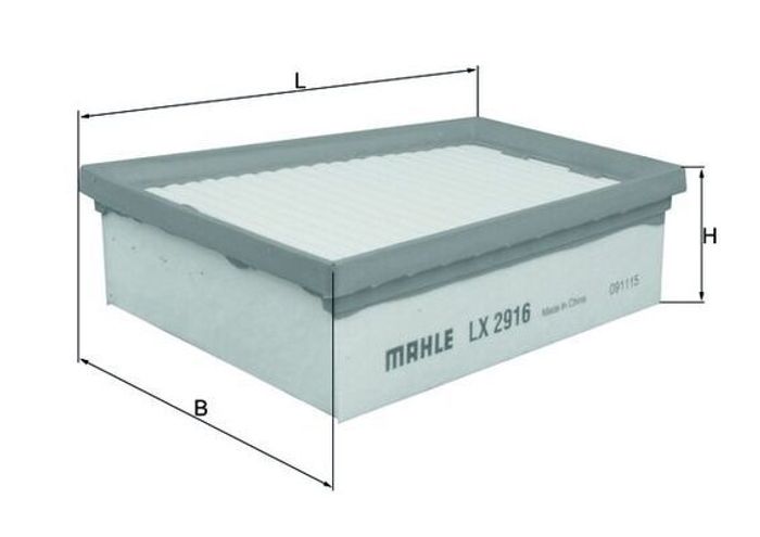 Luftfilter (Filterpatrone) passt zu: RENAULT FLUENCE, GRAND SCENIC III, MEGAN...