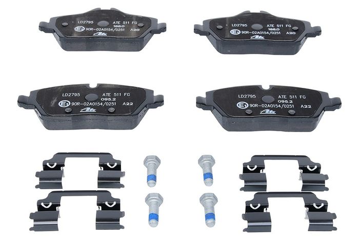 Bremsbelag Keramik vorne , passt zu: BMW 1 (E81), 1 (E82), 1 (E87), 1 (E88),...