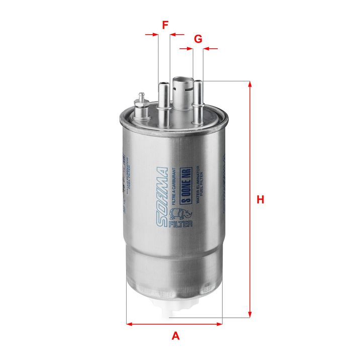 Kraftstofffilter passt zu: FIAT DOBLO, FIORINO, GRANDE PUNTO, PUNTO, PUNTO EV...