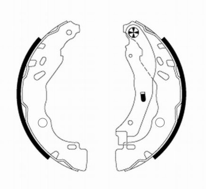Bremsbacke passt zu: DS DS 3; CITROEN AMI, C-ELYSEE, C3 II, C3 III, C3 ORIGIN...