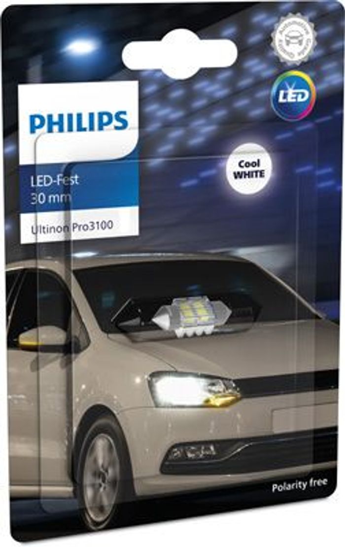 LED Glühbirne (Blister 1Stück) LED 12V 0,8W SV8,5 keine Zertifizierung der Zu...