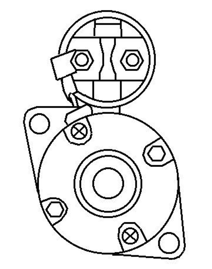 Anlasser (12V, 1,1kW, (en) new with a deposit) passt zu: TOYOTA AVENSIS, CELI...