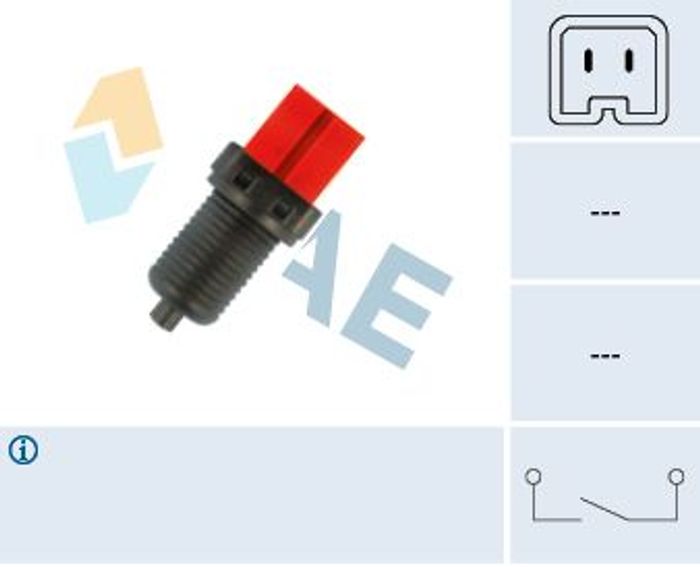 Lichtschalter Bremse passt zu: CITROEN C3 I, C5 I, C8, EVASION, JUMPY I; FIAT...