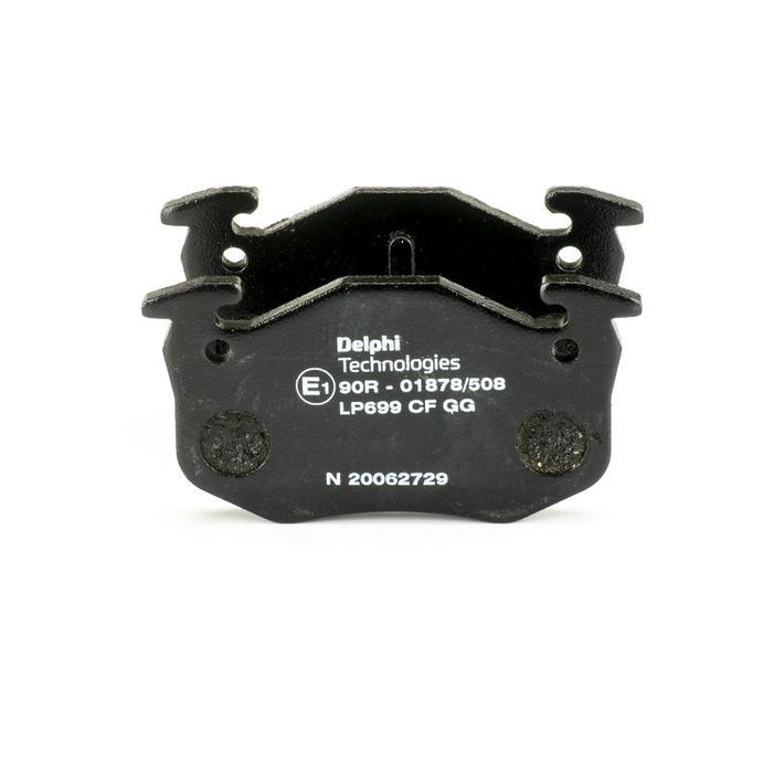 Bremsbelagsatz hinten , passt zu: CITROEN SAXO, XSARA, ZX; PEUGEOT 106 II, 20...