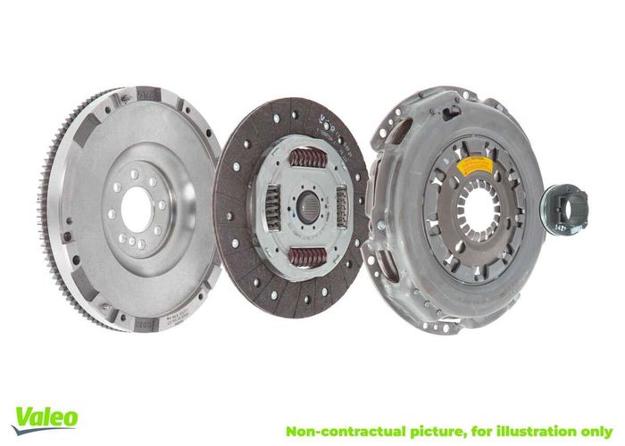 Kupplungssatz mit starrem Schwungrad und Lager (254mm) passt zu: FORD TRANSIT...