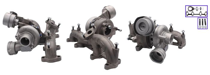 Turbolader (Runderneuert, mit Dichtungssatz) passt zu: AUDI A3; SEAT LEON; SK...