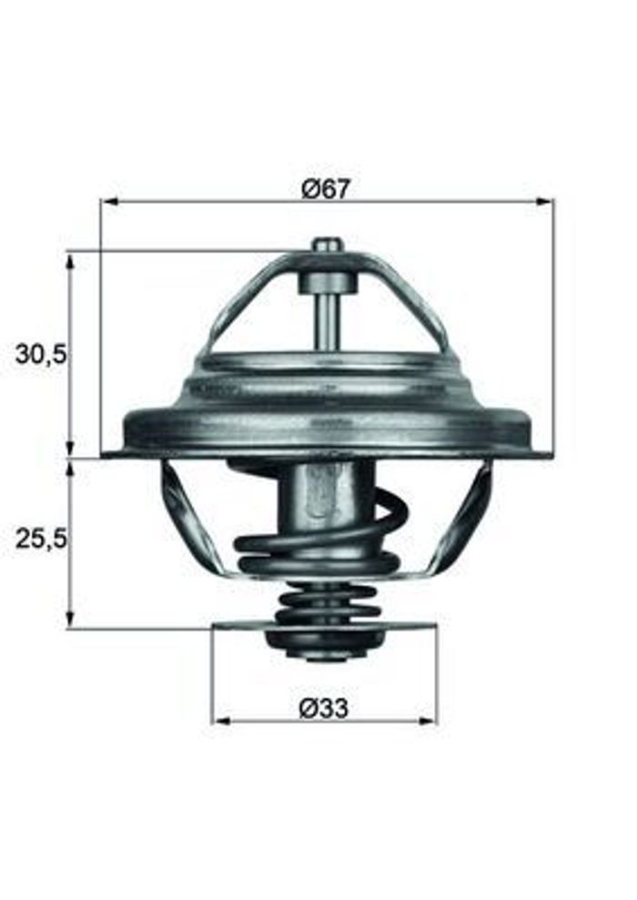 Thermostat, Kühlmittel