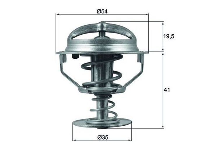 Thermostat, Kühlmittel