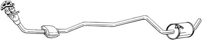 Mittelschalldämpfer