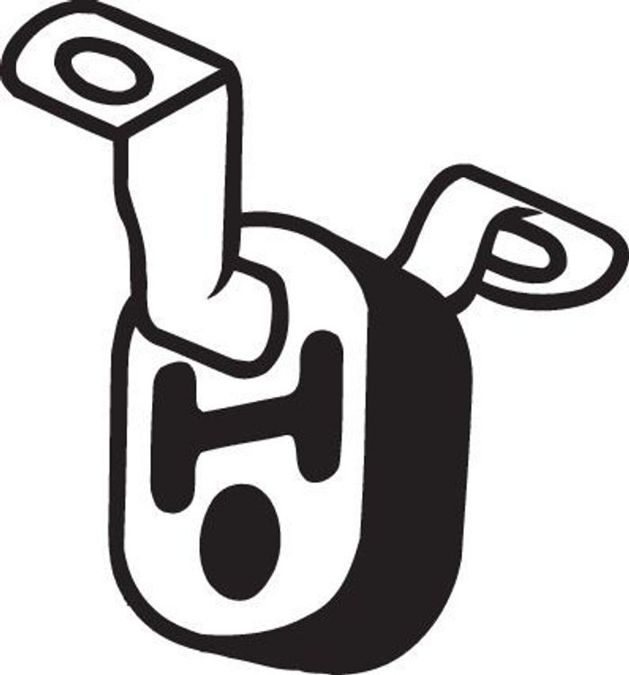 Halter, Abgasanlage