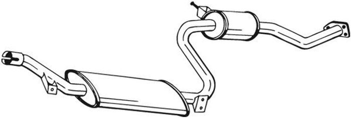 Mittelschalldämpfer