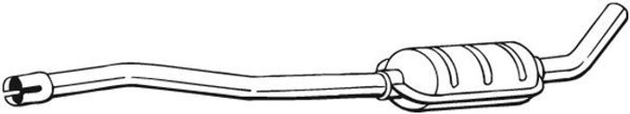 Mittelschalldämpfer