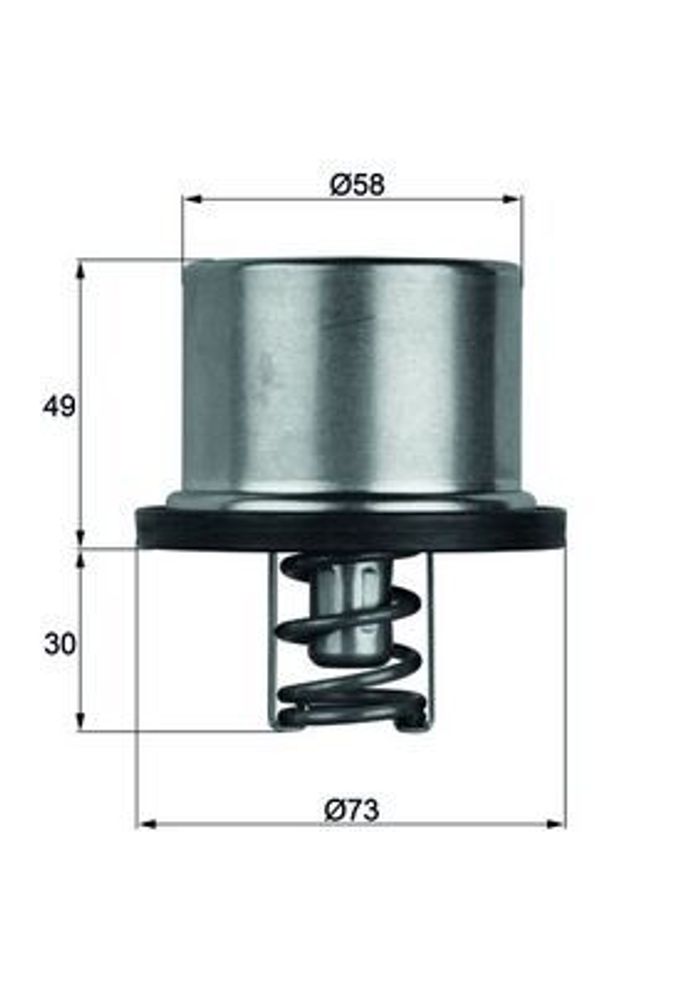 Thermostat, Kühlmittel