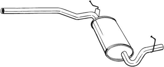 Mittelschalldämpfer