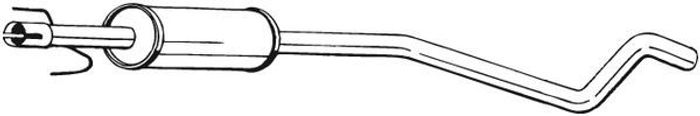 Mittelschalldämpfer