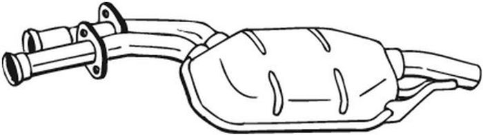 Mittelschalldämpfer