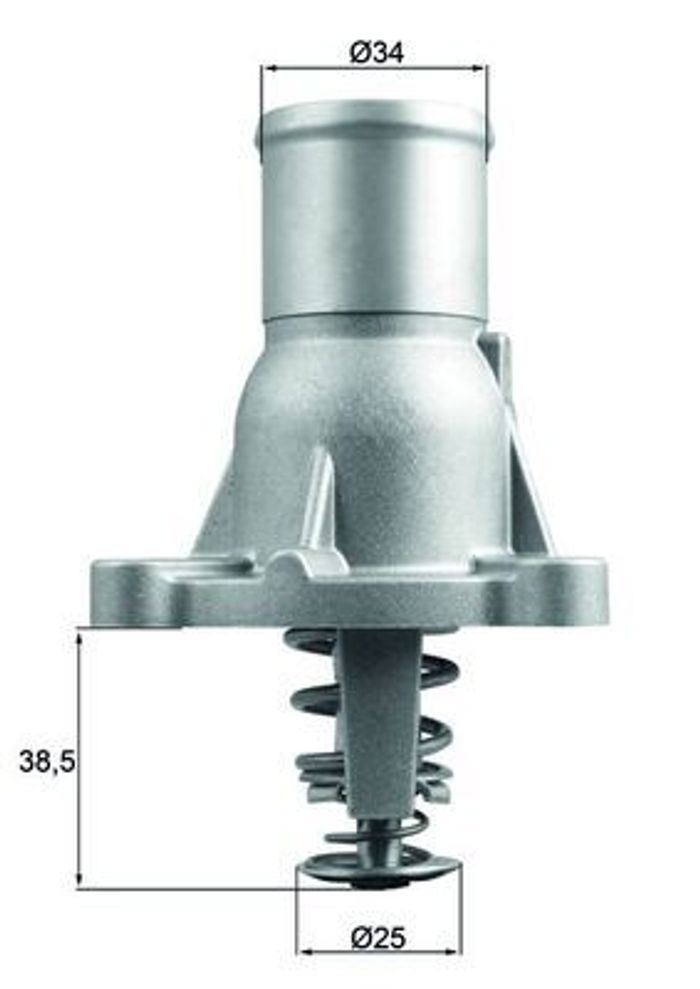 Thermostat, Kühlmittel