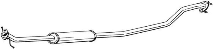 Mittelschalldämpfer