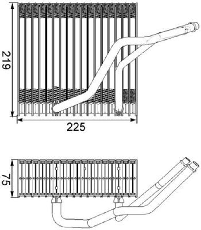 Verdampfer, Klimaanlage