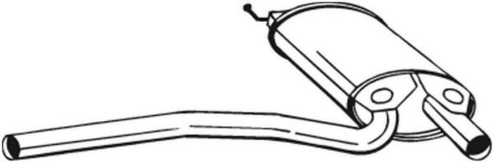 Mittelschalldämpfer