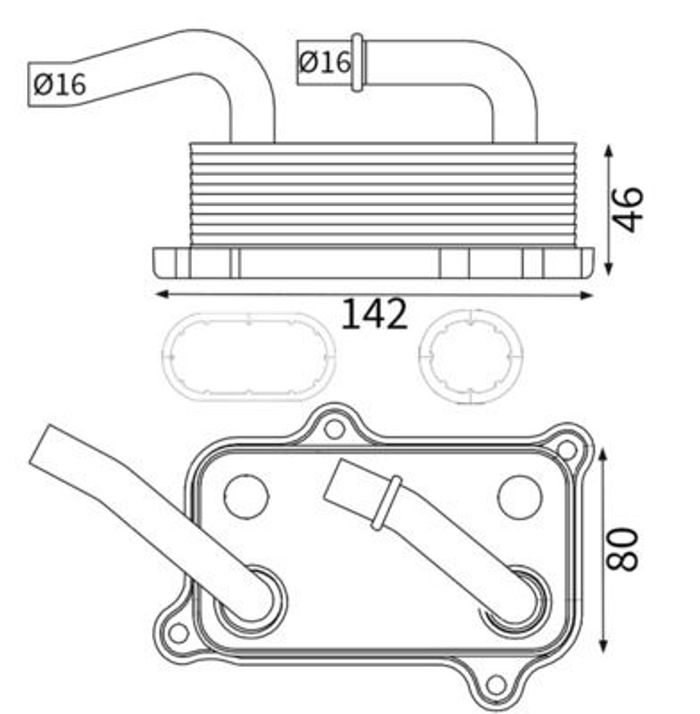Ölkühler, Motoröl