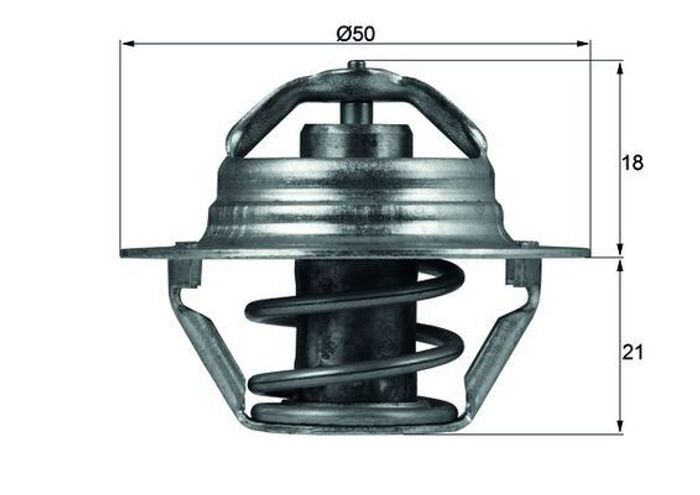 Thermostat, Kühlmittel