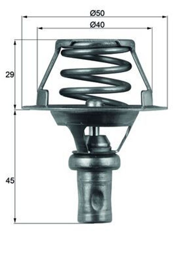 Thermostat, Kühlmittel