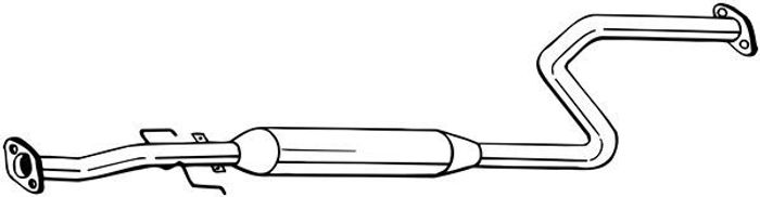 Mittelschalldämpfer