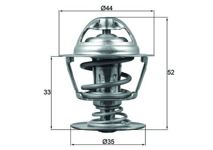 Thermostat, Kühlmittel