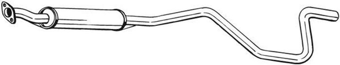 Mittelschalldämpfer