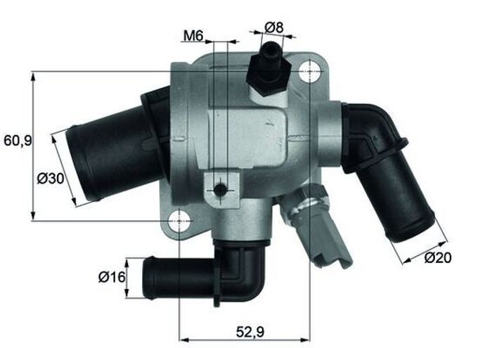 Thermostat, Kühlmittel