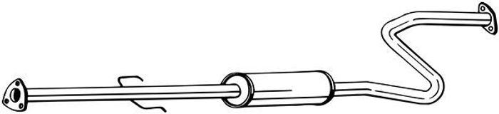 Mittelschalldämpfer
