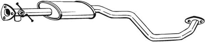 Mittelschalldämpfer