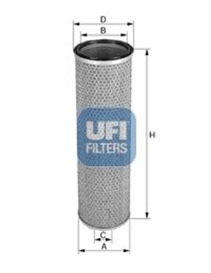 Luftfilter 448x145x116,3 passt zu: AG CHEM 554; BOBCAT 100; CASE IH 1480, 155...