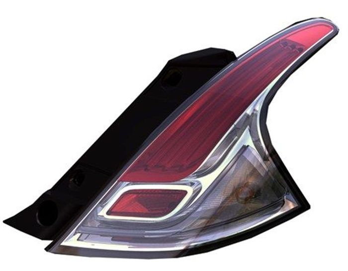 Lampe hinten L (P21W/W16W, glasfarbe rot) passt zu: LANCIA YPSILON 312 Hatchb...