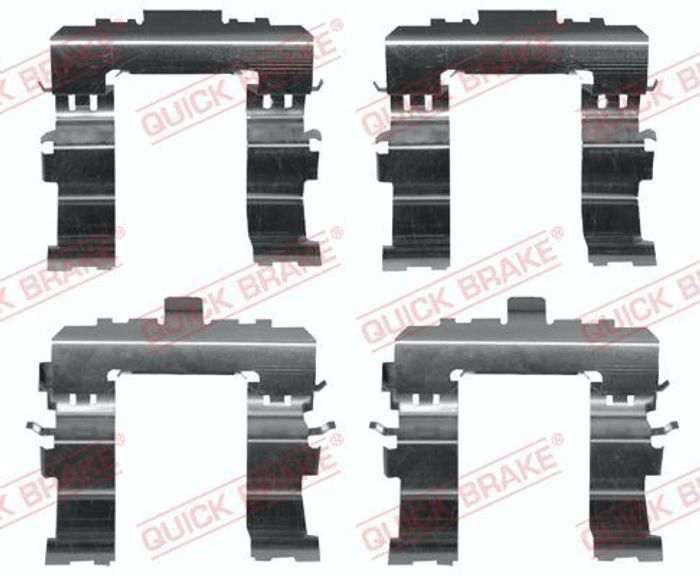 Montagesatz des Bremsklotzes vorne passt zu: FORD MONDEO IV; SUBARU LEGACY V,...