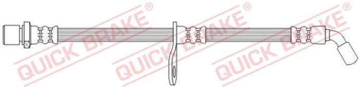 Bremsleitung elastisch hinten R (länge 478mm, M10x1) passt zu: SUBARU FORESTE...
