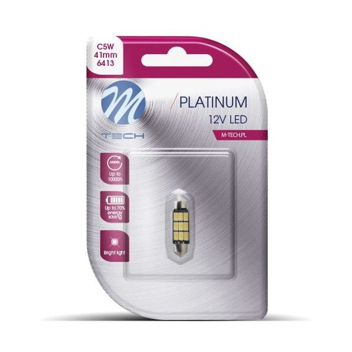 LED Glühbirne LED, 1Stück, C5W, 12V, max. 3,2W, lichtfarbe kaltweiß, max. 600...