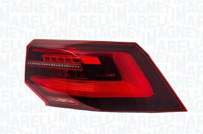 Lampe hinten R (äußerer Teil, LED, blinkerfarbe orange) passt zu: VW GOLF VII...