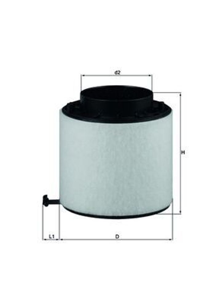 Luftfilter (Filterpatrone) passt zu: AUDI A4 ALLROAD B8, A4 B8, A5, Q5; FORD...